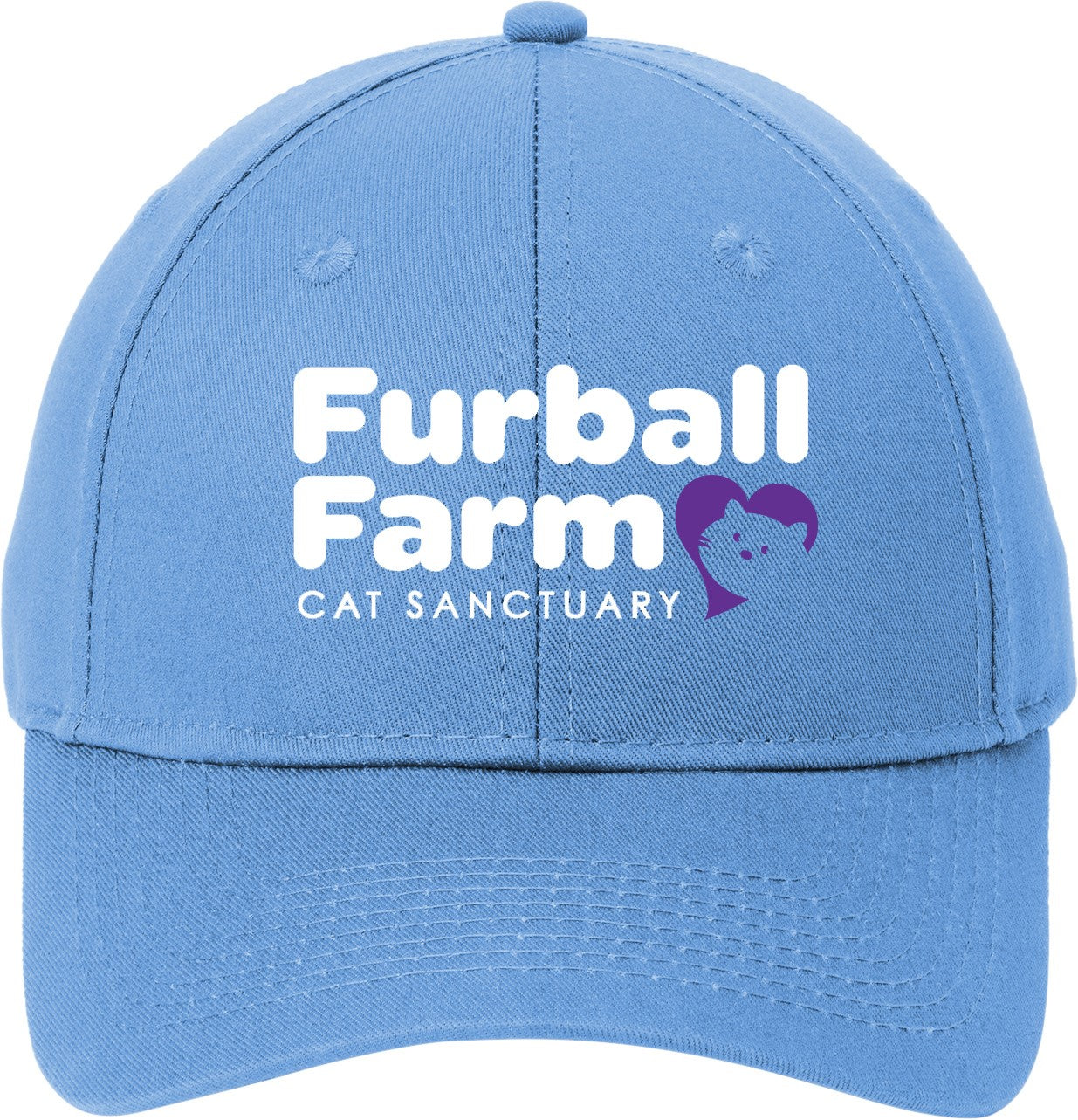 Baseball Cap by Port & Company® - Embroidered Furball Farm Logo