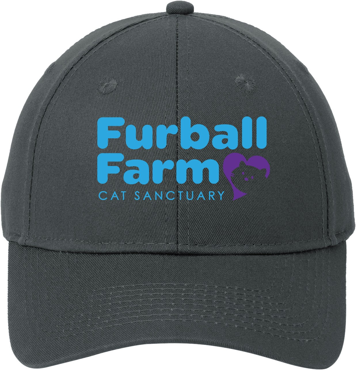 Baseball Cap by Port & Company® - Embroidered Furball Farm Logo
