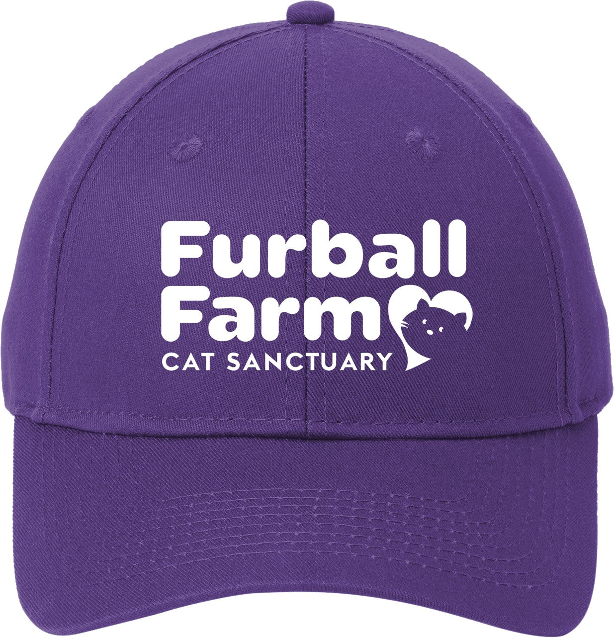 Baseball Cap by Port & Company® - Embroidered Furball Farm Logo