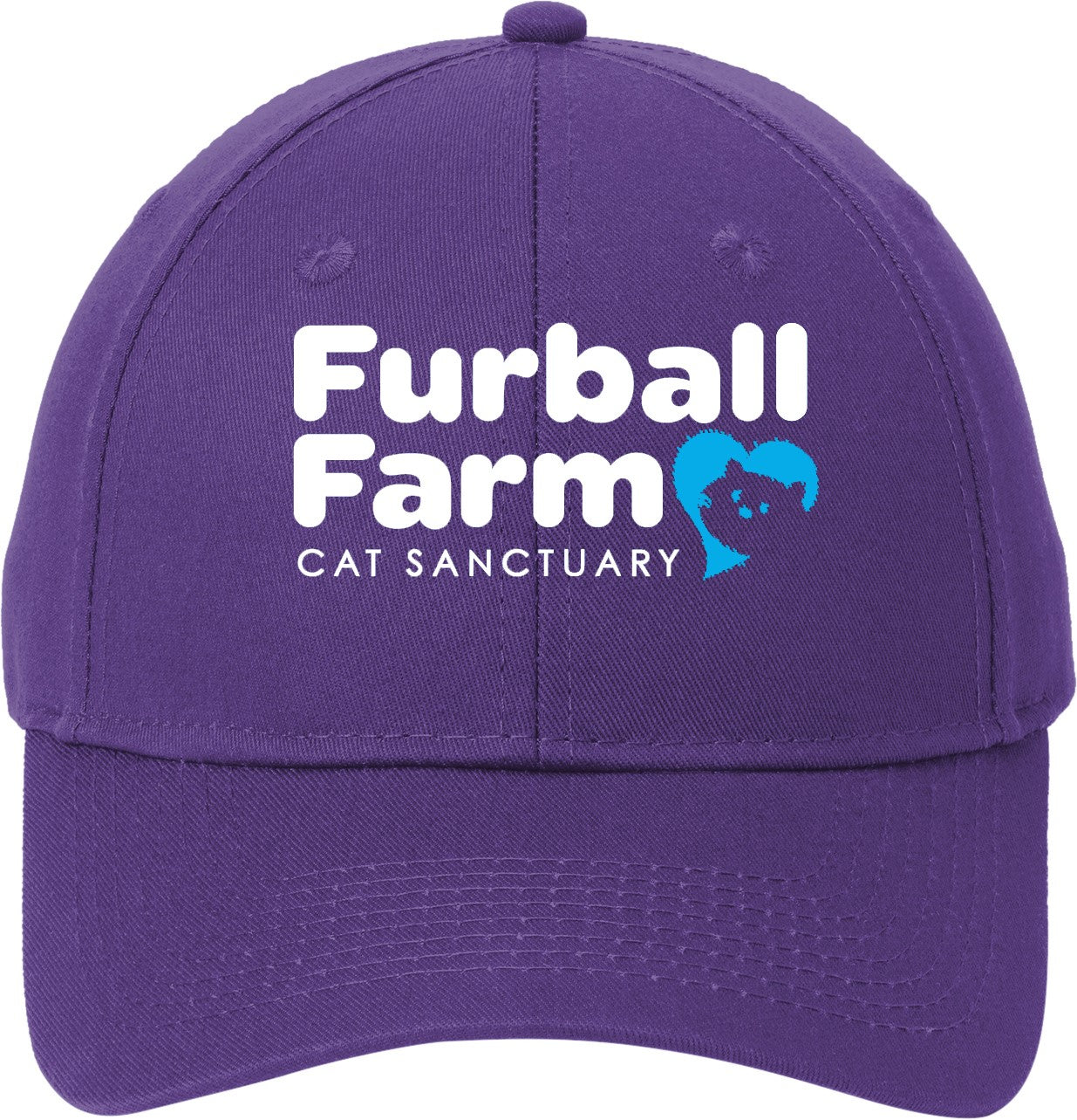 Baseball Cap by Port & Company® - Embroidered Furball Farm Logo