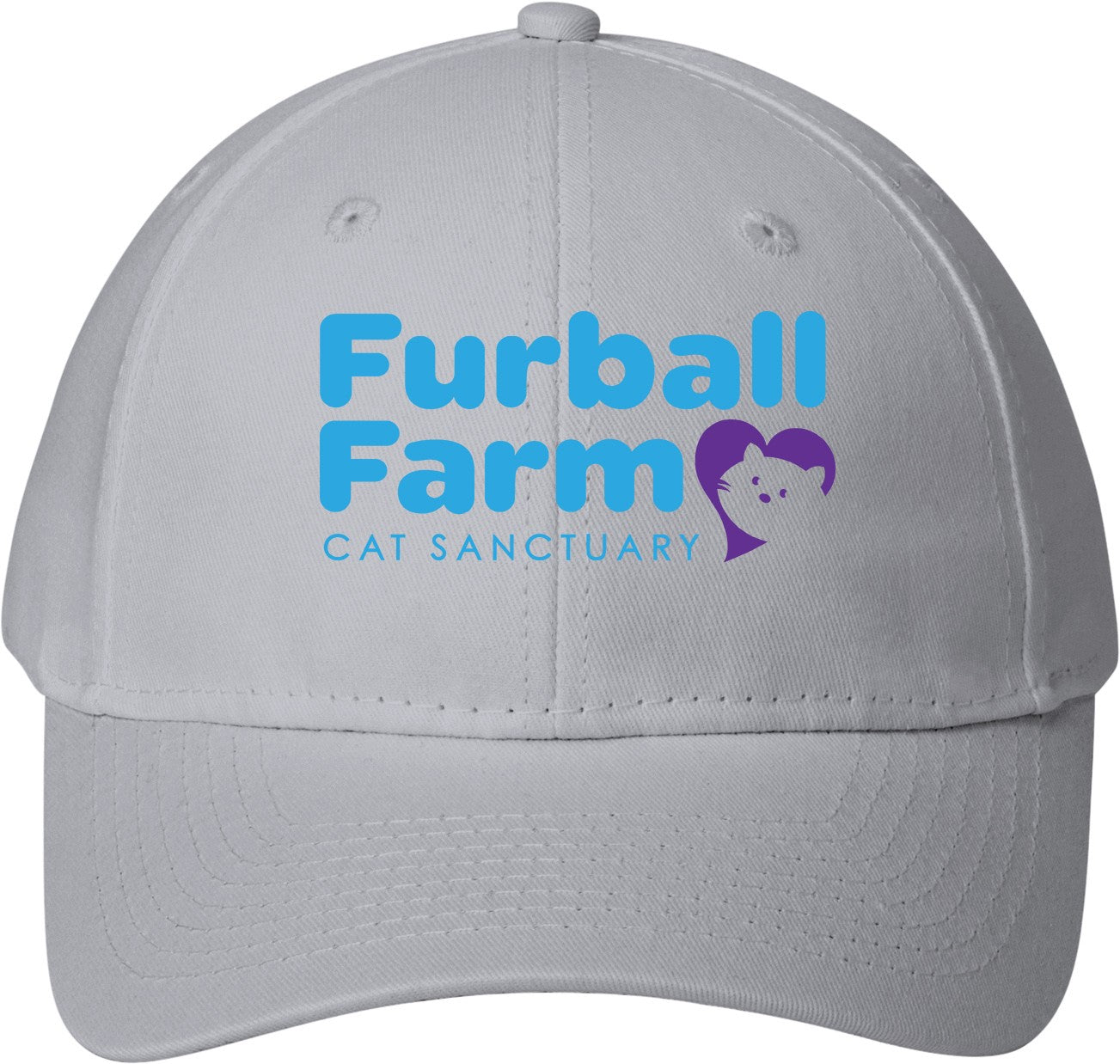Baseball Cap by Port & Company® - Embroidered Furball Farm Logo