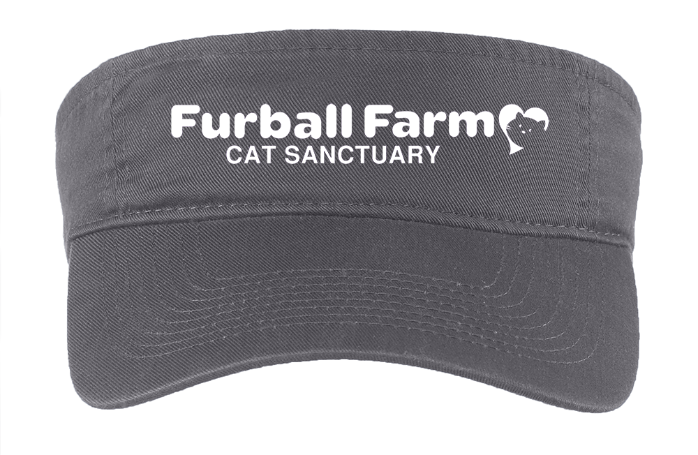 Fashion Visor by Port & Company® - Embroidered Furball Farm Logo