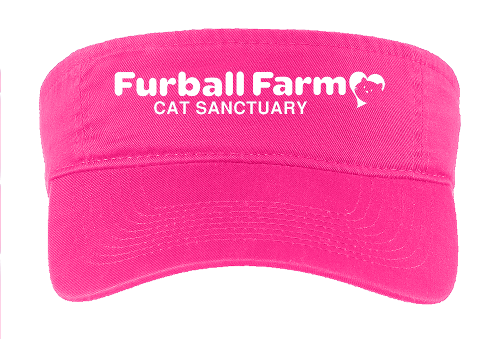 Fashion Visor by Port & Company® - Embroidered Furball Farm Logo