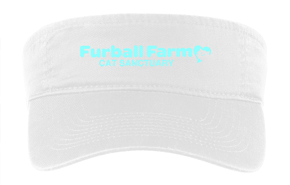 Fashion Visor by Port & Company® - Embroidered Furball Farm Logo