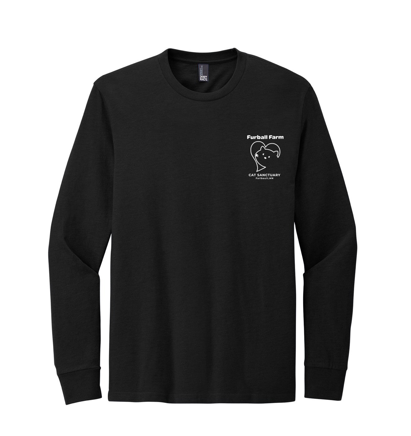 Unisex Long Sleeve Tee by District® - Embroidered Logo