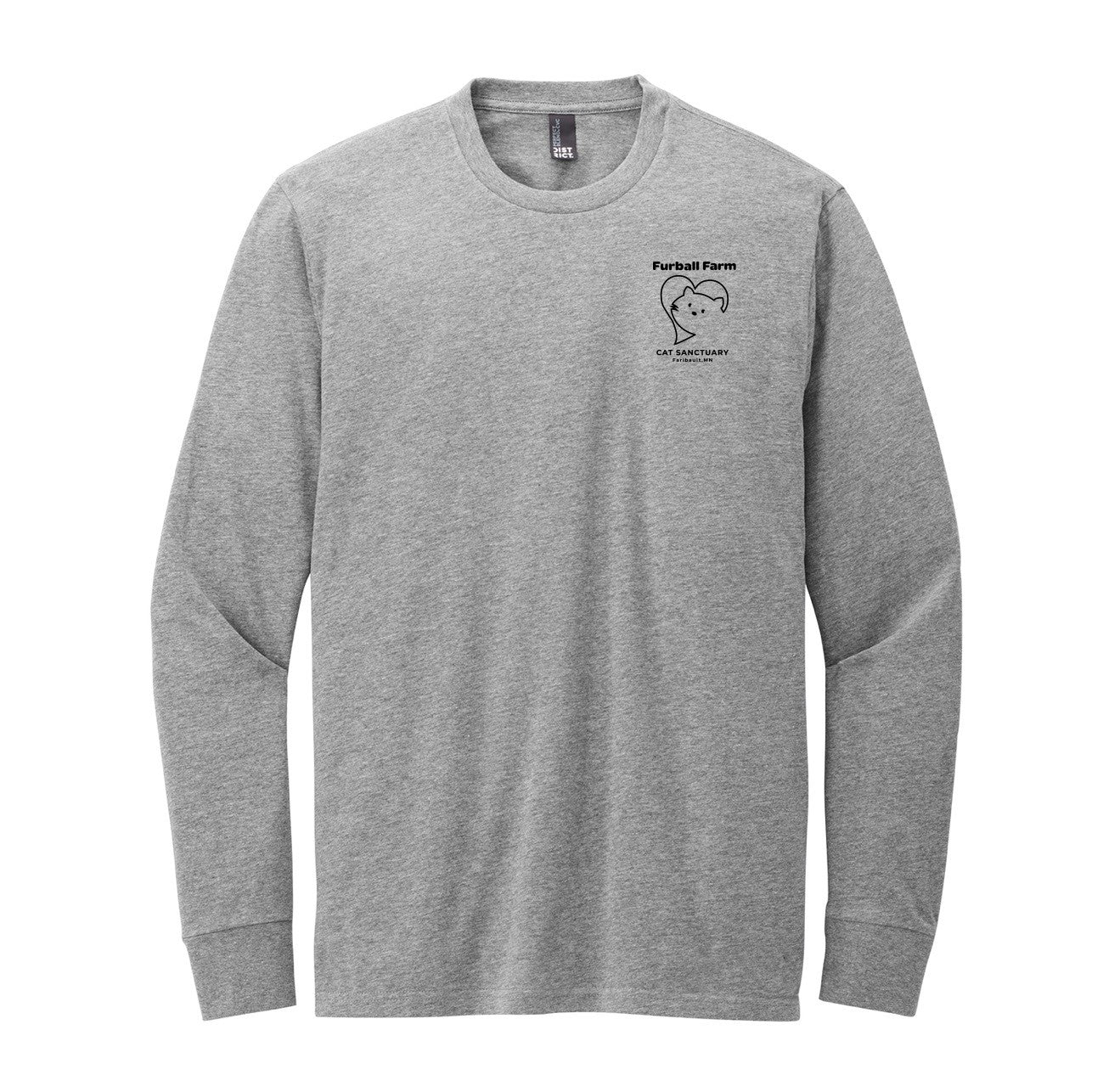 Unisex Long Sleeve Tee by District® - Embroidered Logo