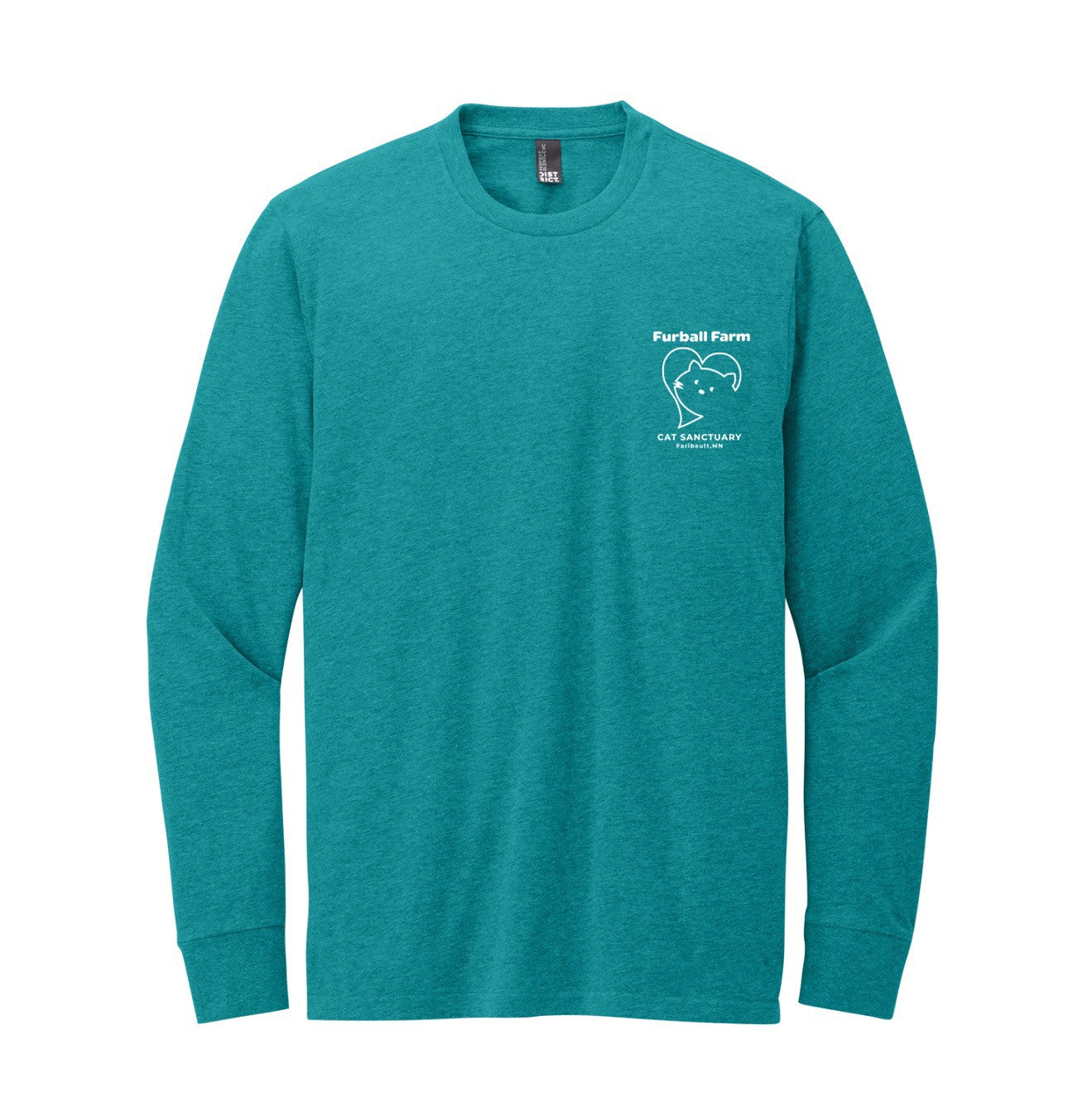 Unisex Long Sleeve Tee by District® - Embroidered Logo