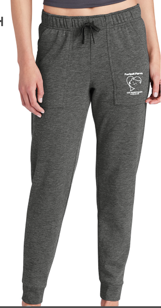 Ladies Fleece Joggers by Sport-Tek® - Screen Printed Logo