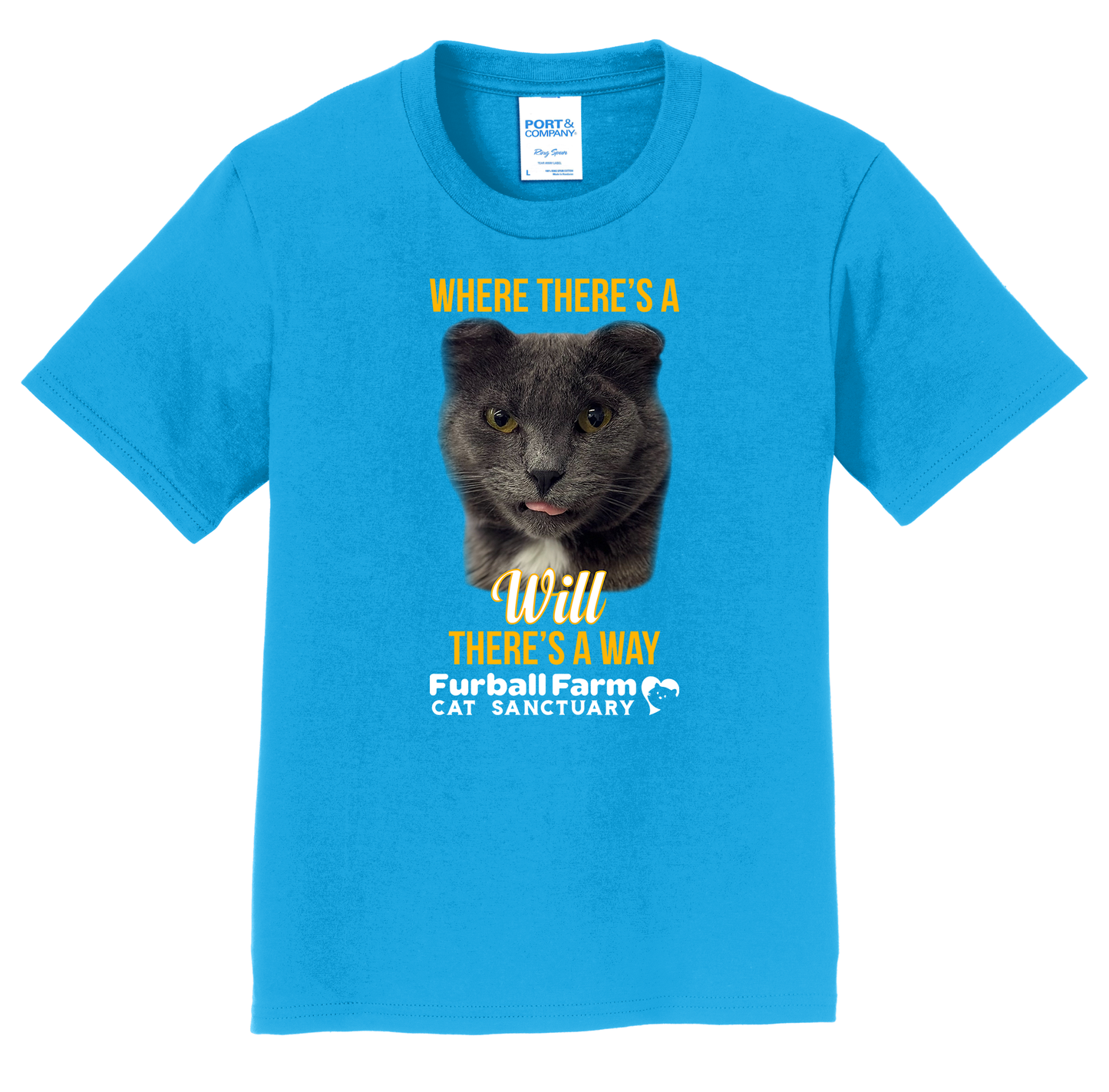 Furball Farm Cat of the Month T-Shirt - Will