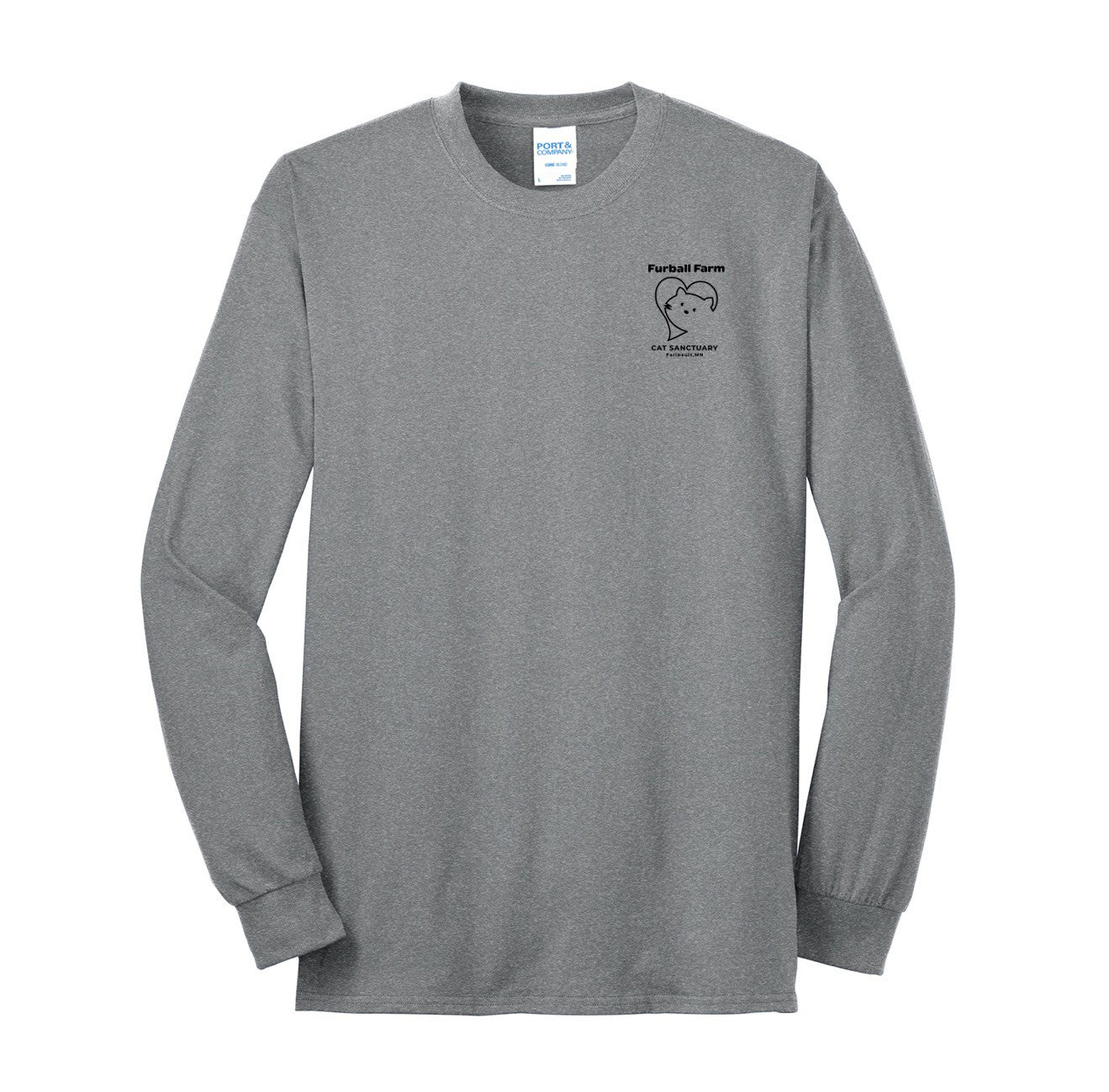 Unisex Long Sleeve Tee by District® - Embroidered Logo