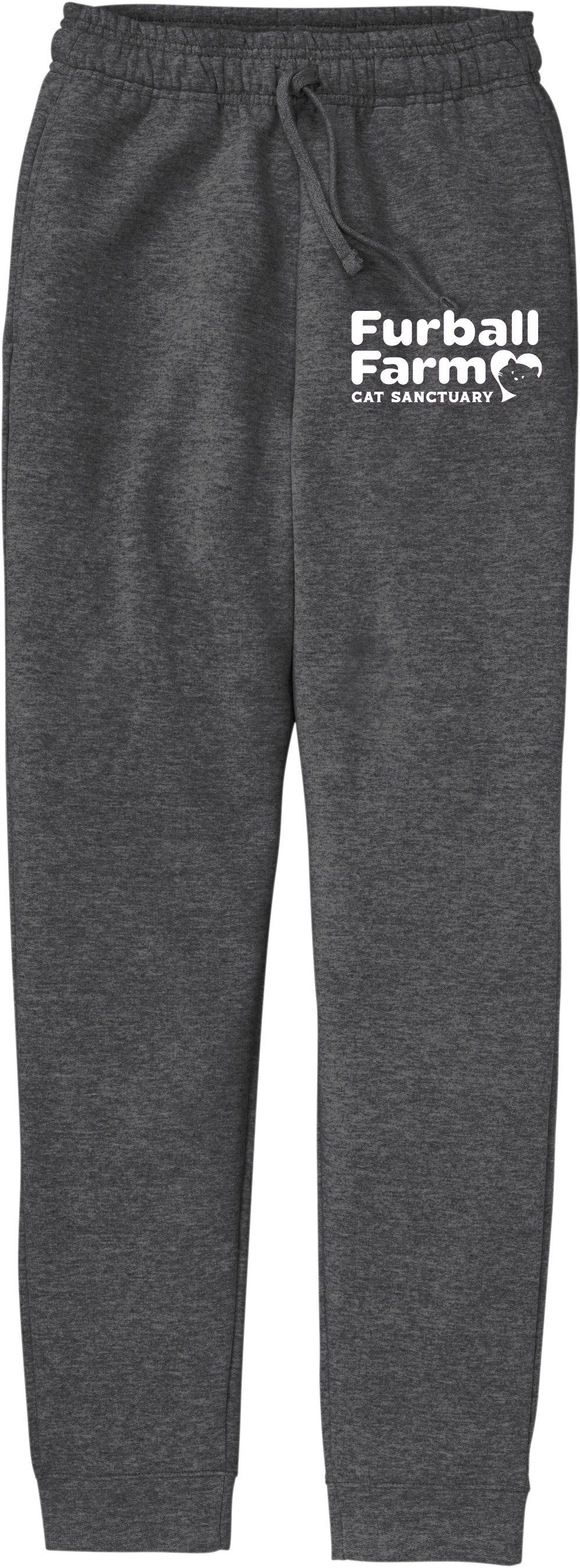 Fleece Joggers by Port & Company® - Screen Printed Furball Logo