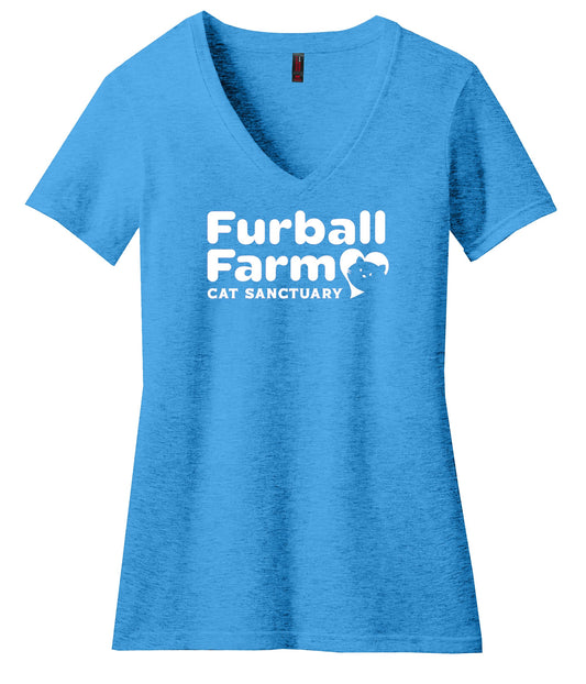 Clearance 2024 Ladies V-Neck Tee by District® - Screen Printed Logo