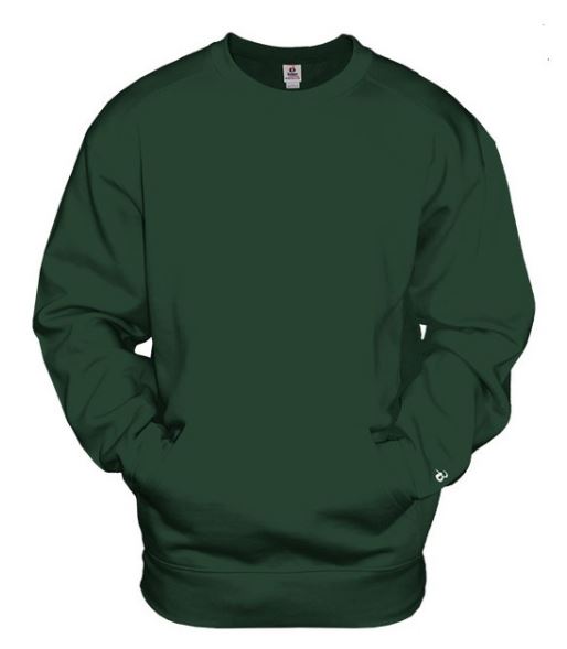 Badger Sport Fleece Pocket Crew Sweatshirts