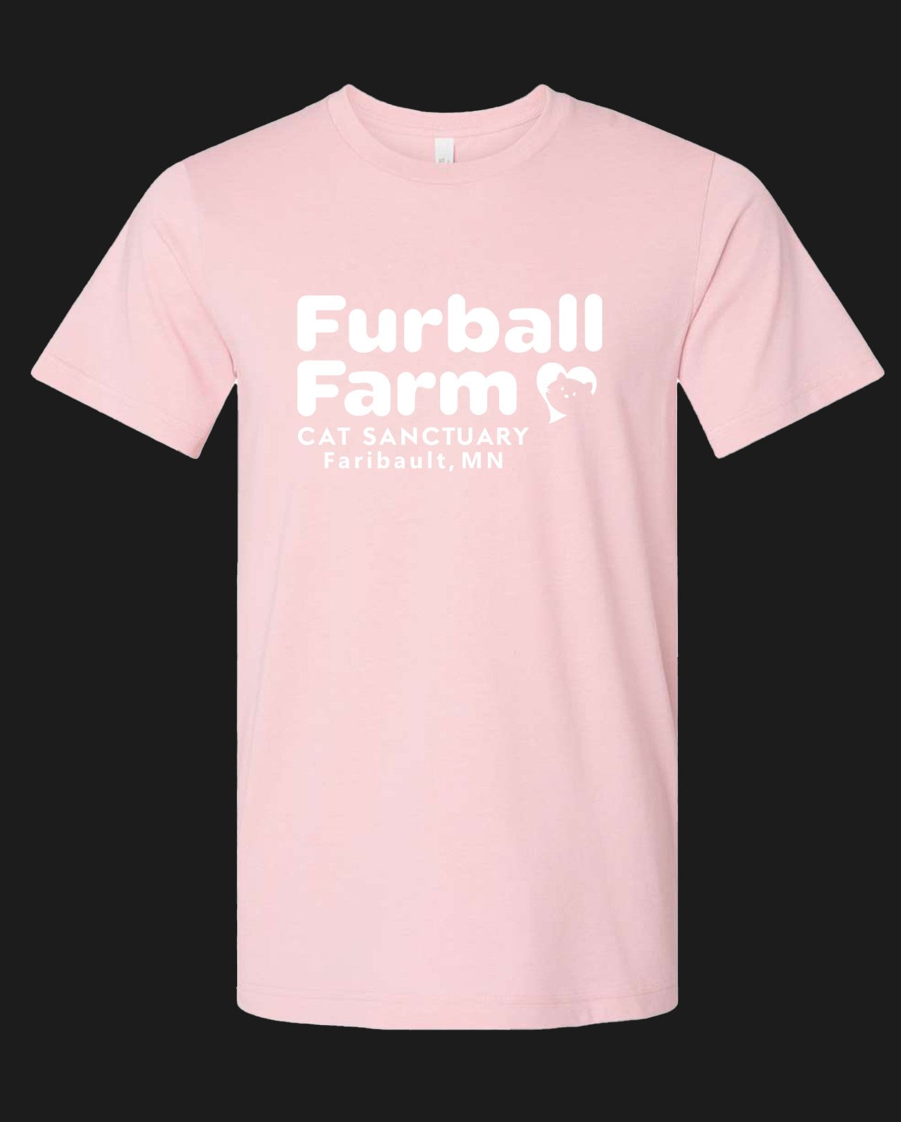 Unisex Screen-Printed Heather Pink Logo 2025