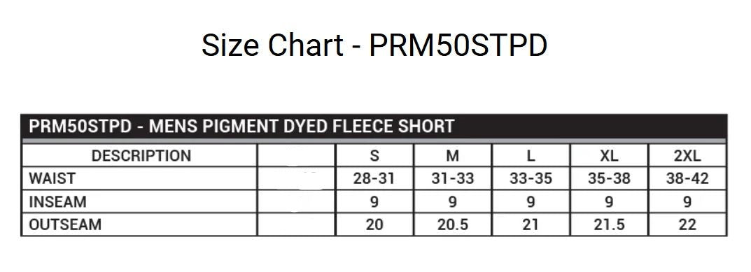 Unisex Shorts - pigment-dyed fleece