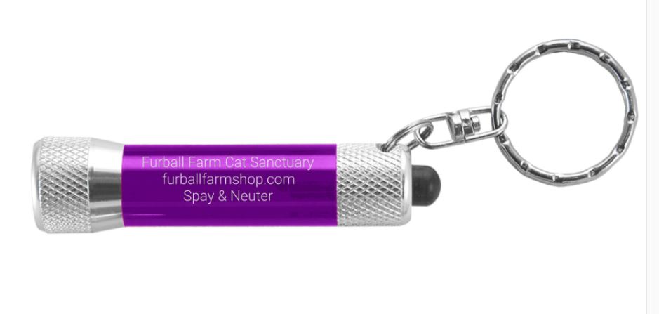 Furball Farm Flashlight Keychain