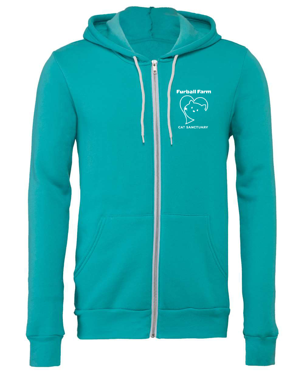 Full Zip Up Hoodie by BELLA+CANVAS® - Embroidered Logo - 2026