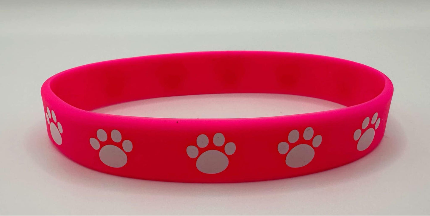 Paw Print Wristband