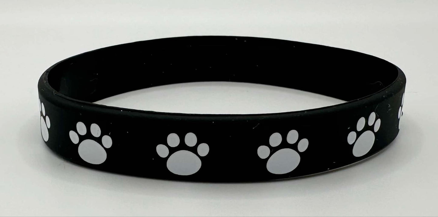 Paw Print Wristband