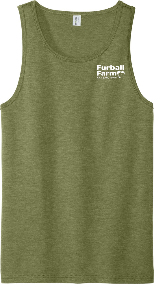 Unisex Tri-Blend Tank by Allmade® - Screen Printed Furball Logo