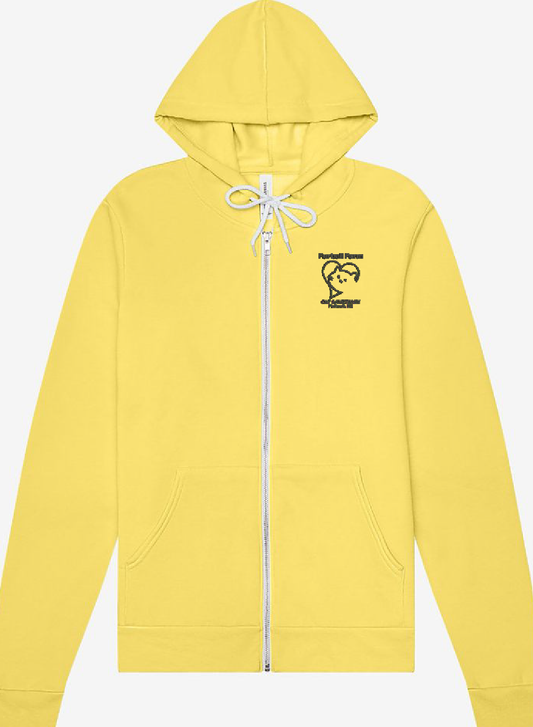 Full Zip Up Hoodie by BELLA+CANVAS® - Embroidered Logo - 2025