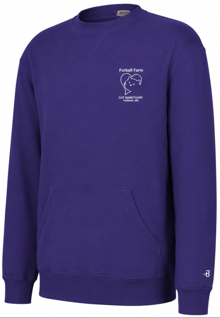 Badger Sport Fleece Pocket Crew Sweatshirts Embroidered