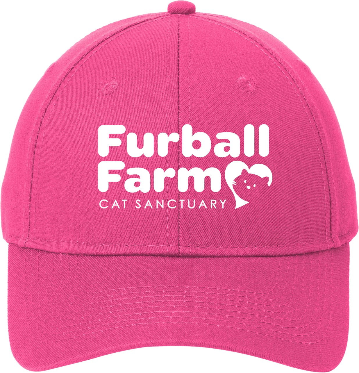 Baseball Cap by Port & Company® - Embroidered Furball Farm Logo