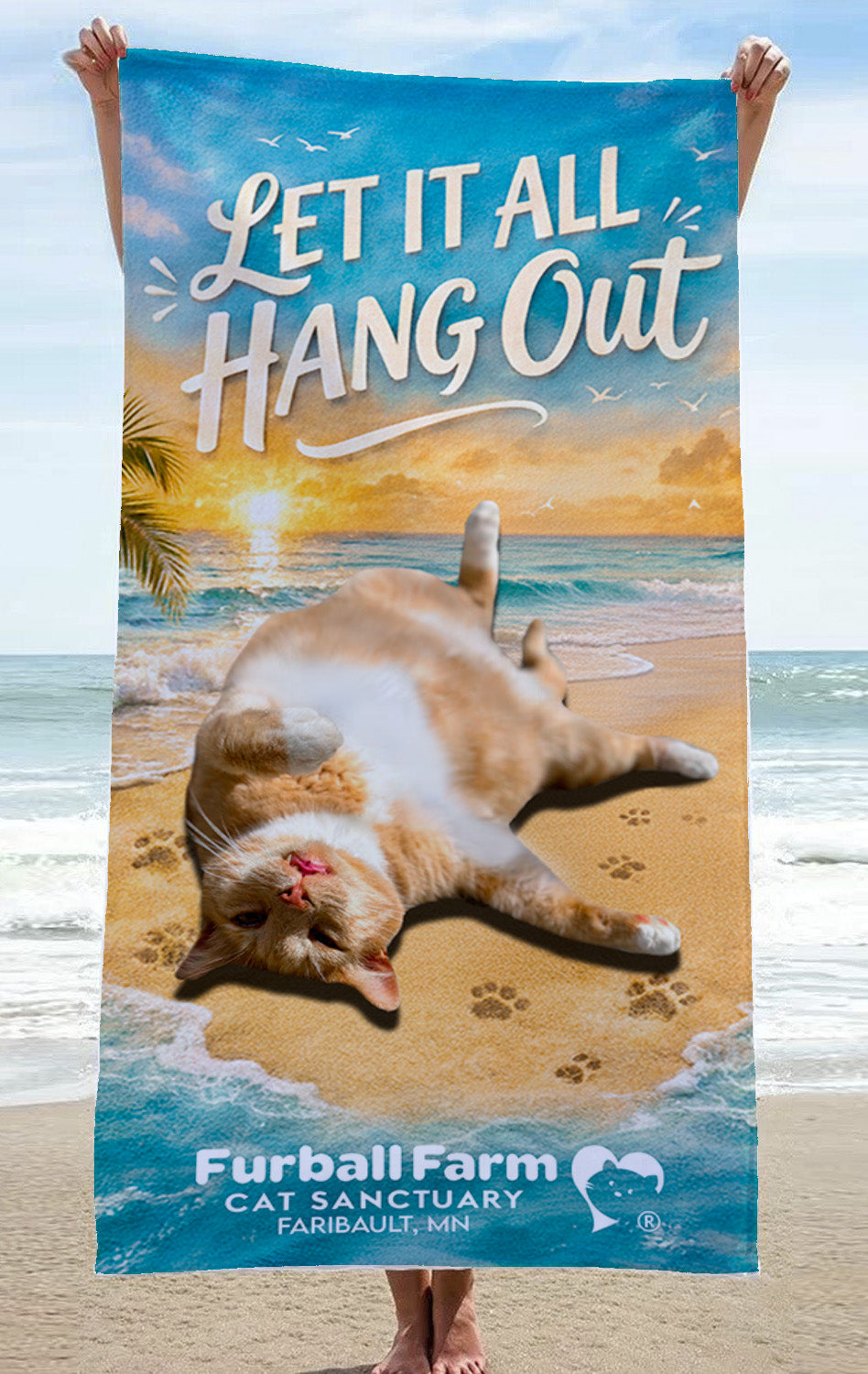 Furball Farm Beach Towels - Thumbnail 2
