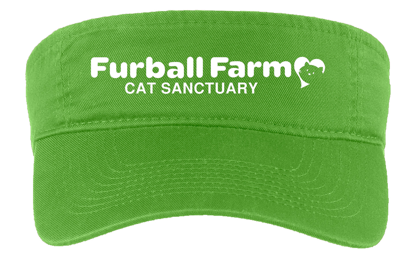 Fashion Visor by Port & Company® - Embroidered Furball Farm Logo (Copy)