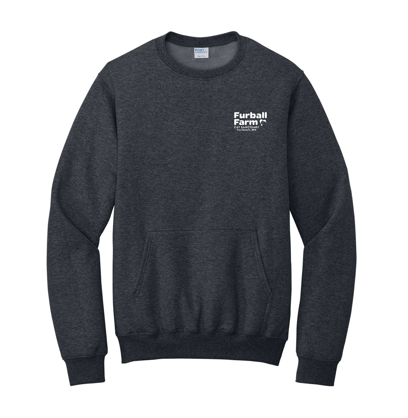 Crew sweatshirt with Kangaroo Pocket