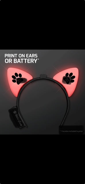 Light Up Cat Ears Headband