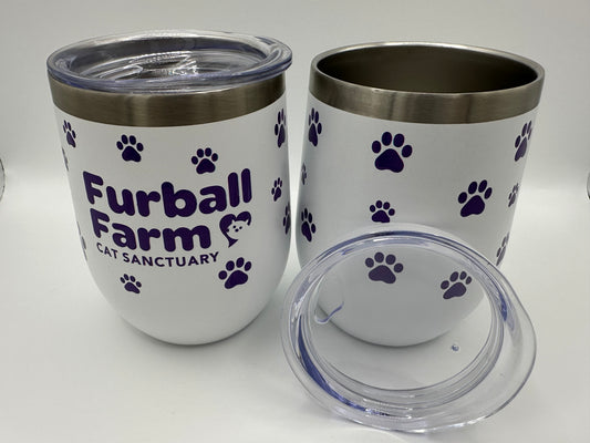 Paw Print Wine Tumbler 12oz