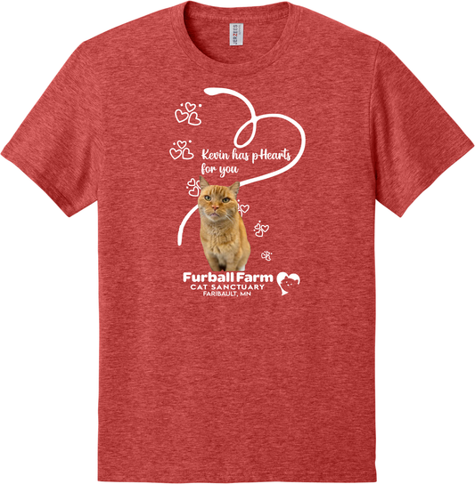 Furball Farm Cat of the Month T-Shirt - Feb 2025 - Kevin