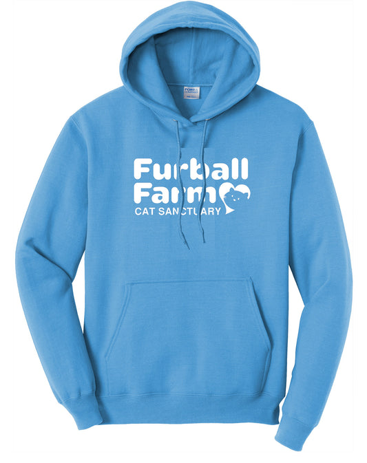 Pullover Hoodie by Port & Company® - Screen Printed Furball Logo