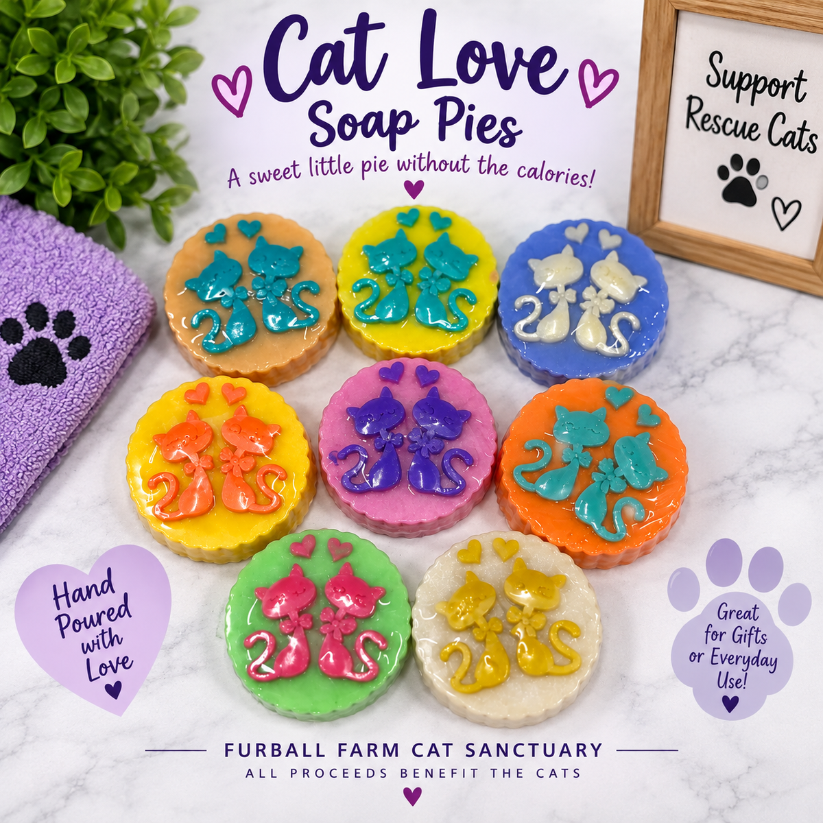 Cat Pie Soap