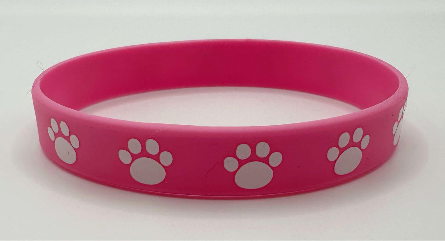 Paw Print Wristband