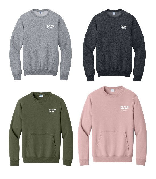 Crew sweatshirt with Kangaroo Pocket