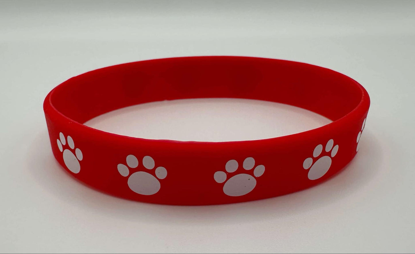 Paw Print Wristband