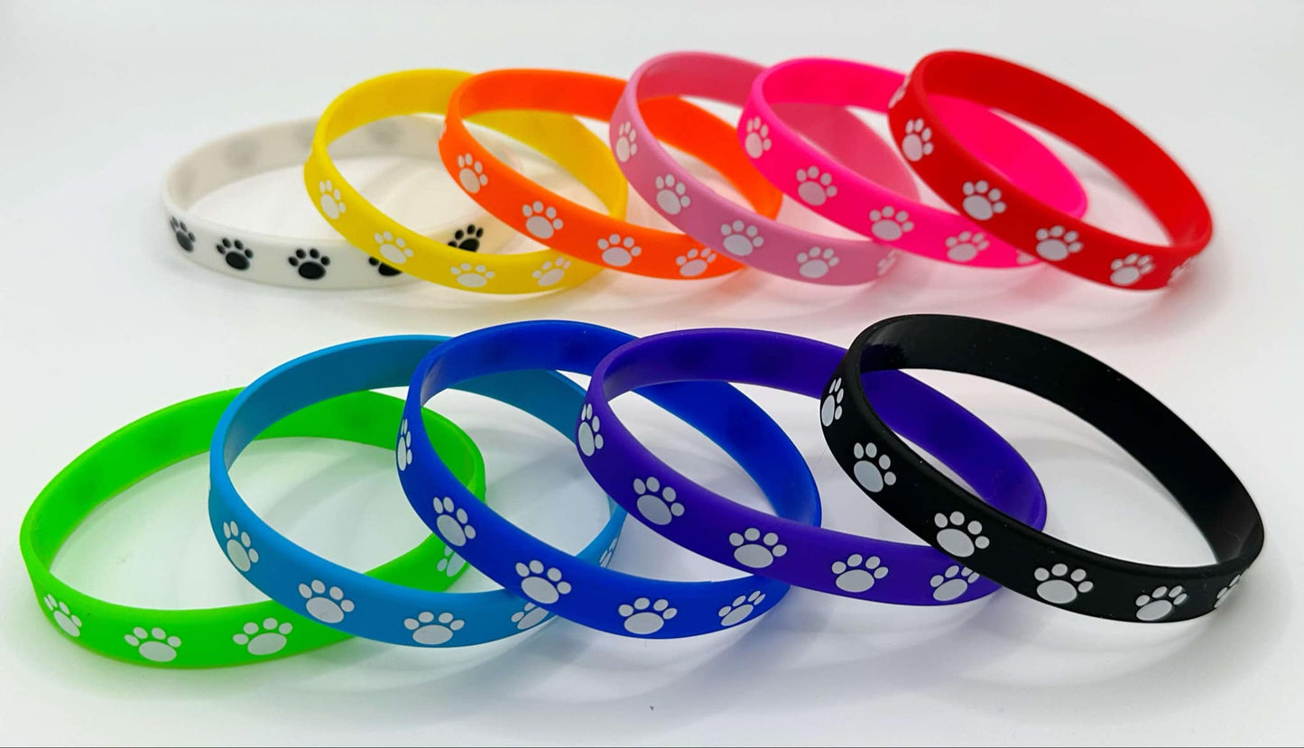 Paw Print Wristband