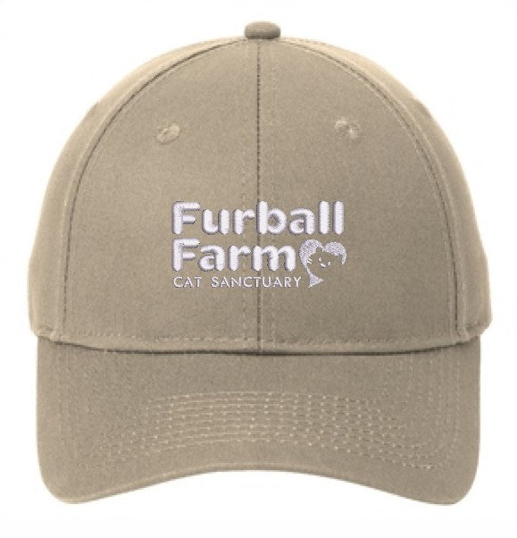 Baseball Cap by Port & Company® - Embroidered Furball Farm Logo