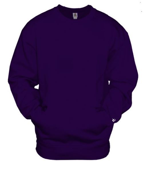 Badger Sport Fleece Pocket Crew Sweatshirts