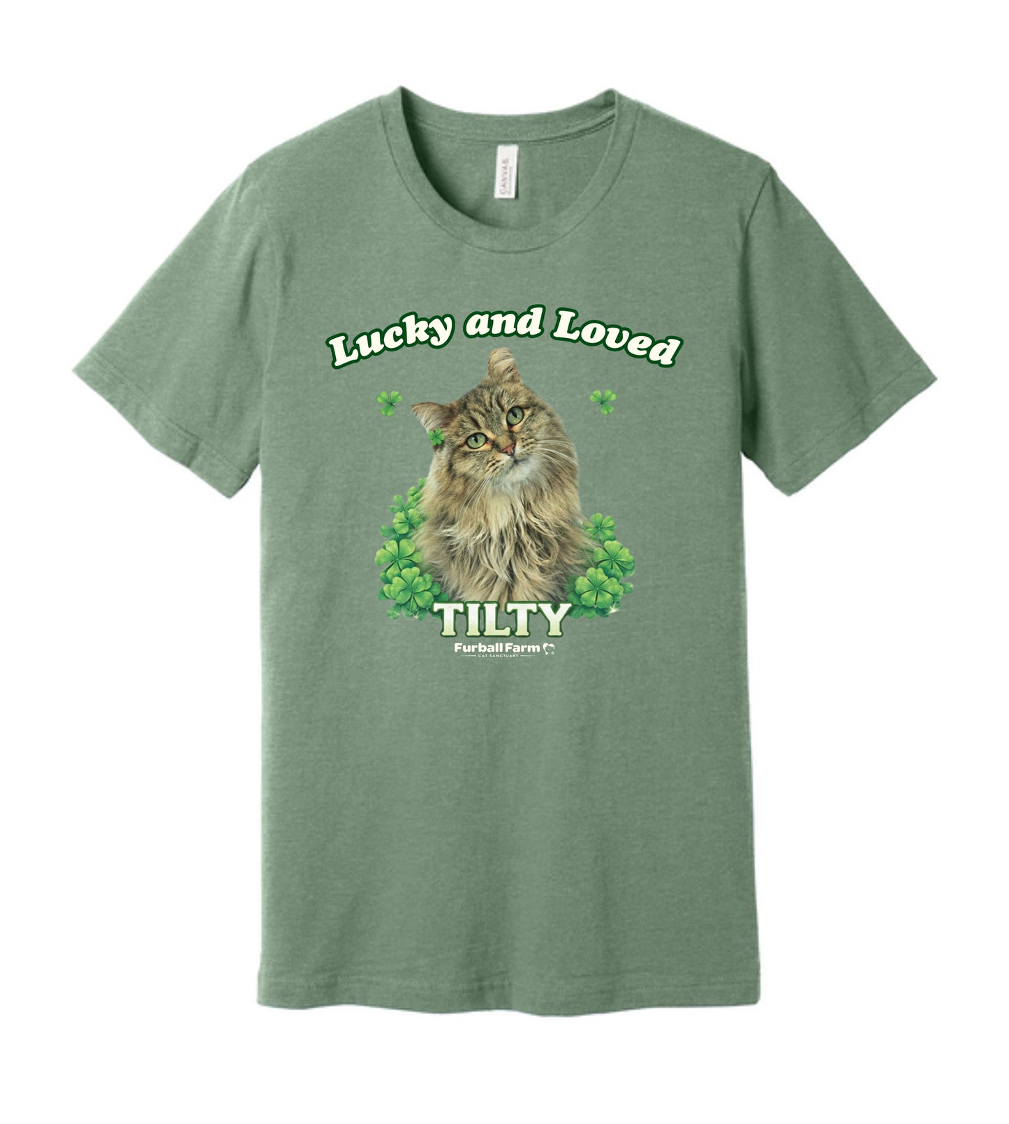 Tilty Lucky and Loved Tee